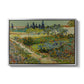 Garden at Arles, 1888 - Floater Framed Canvas Print