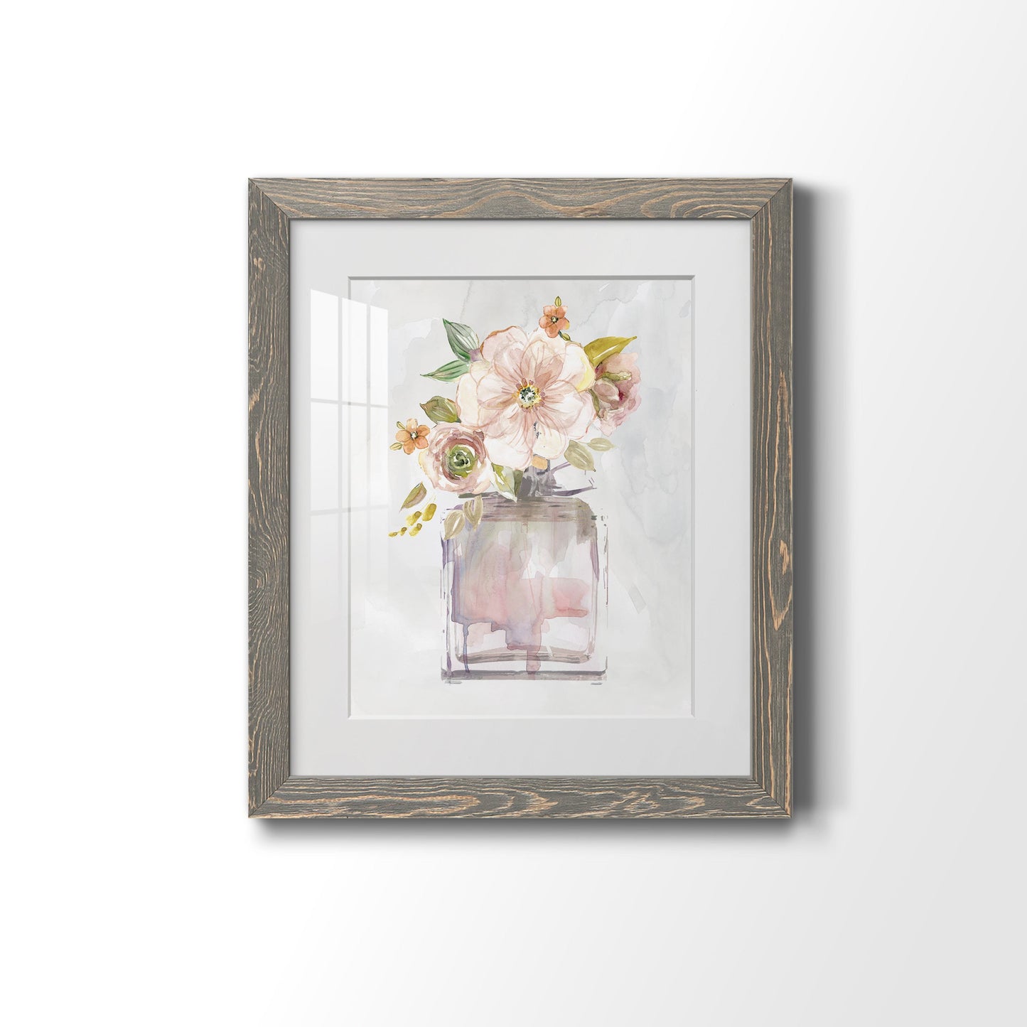 Mini Bouquet I - Premium Framed Print - Distressed Barnwood Frame - Ready to Hang