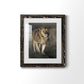 Morning Walk in Masai Mara - Premium Framed Print - Distressed Barnwood Frame - Ready to Hang