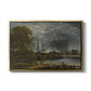 Salisbury Cathedral from the Meadows, c. 1831 - Floater Framed Canvas Print