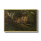German Farm, 1859 - Floater Framed Canvas Print
