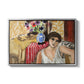 Woman Seated in an Armchair, c. 1920 - Floater Framed Canvas Print