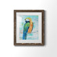 Island Parrot II - Barnwood Framed Art Print