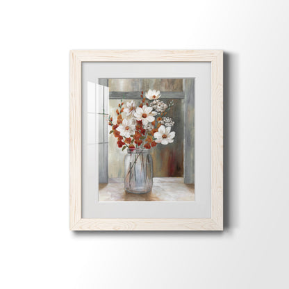 Autumn Spray - Barnwood Framed Art Print