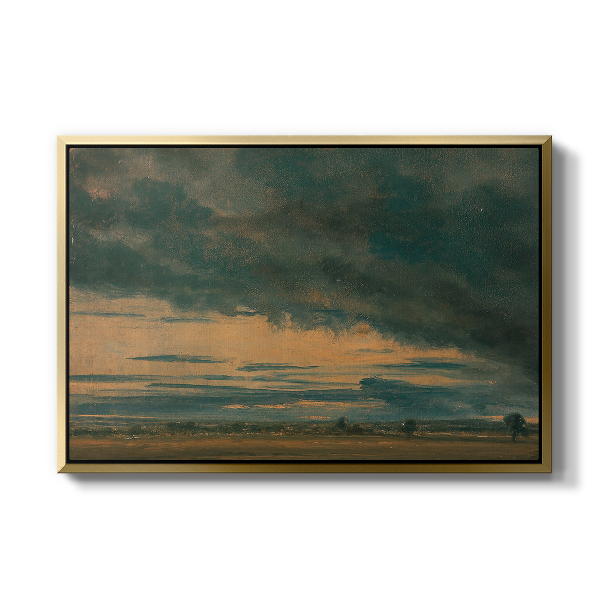 Cloud Study, c. 1821 - Floater Framed Canvas Print
