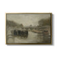 The Bridge (Le pont), 1895 - Floater Framed Canvas Print