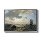 Fresh Breeze on the Norwegian Coast, 1876 - Floater Framed Canvas Print