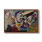 Fragment 2 for Composition VII, 1913 - Floater Framed Canvas Print