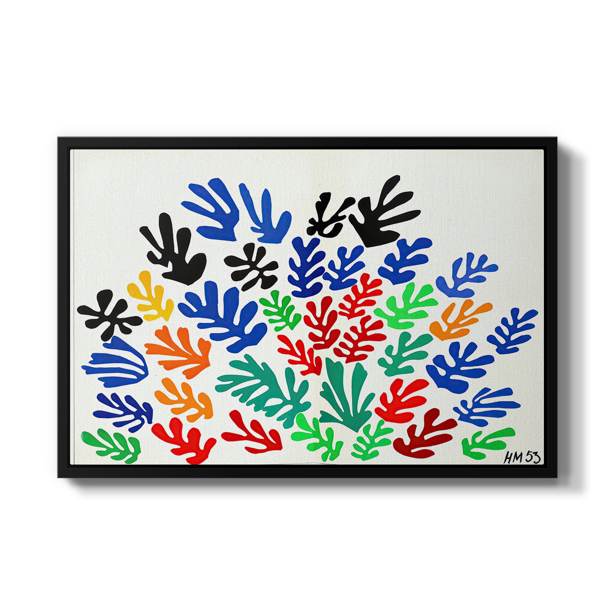 The Sheaf (La gerbe), 1953 - Floater Framed Canvas Print