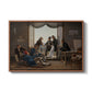 A Group of Danish Artists in Rome, 1837 - Floater Framed Canvas Print