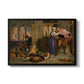The Flight of Madeline and Porphyro, 1848 - Floater Framed Canvas Print