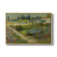 Garden at Arles, 1888 - Floater Framed Canvas Print
