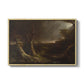 Tornado in an American Forest, 1835 - Floater Framed Canvas Print