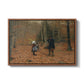 The Woodman and his Children, 1886 - Floater Framed Canvas Print