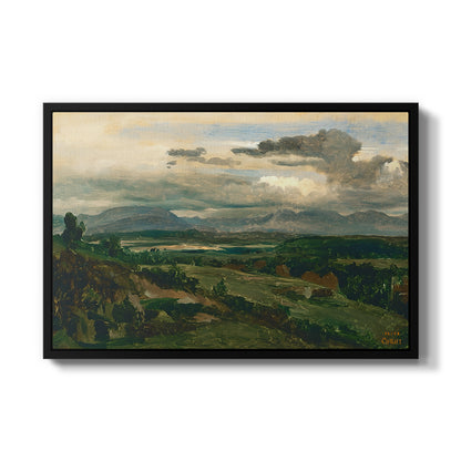 Civita Castellana, c. 1860s - Floater Framed Canvas Print