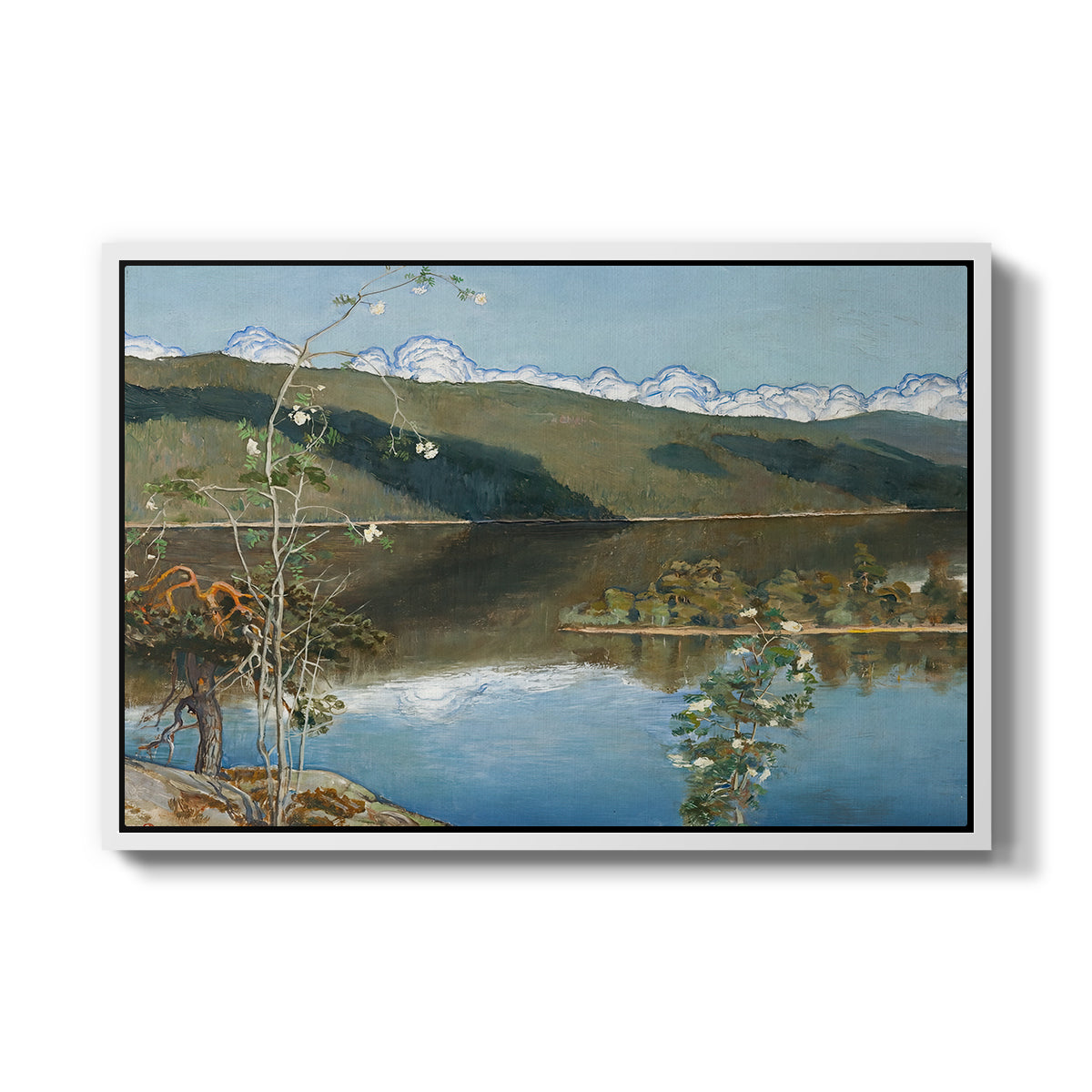 Thunderclouds on the Horizon, 1897 - Floater Framed Canvas Print