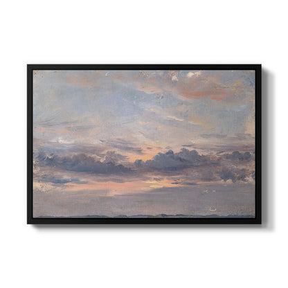 A Cloud Study, Sunset, c. 1821-1822 - Floater Framed Canvas Print