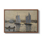 Two Schooners, Gloucester, c. 1880 - Floater Framed Canvas Print
