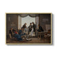 A Group of Danish Artists in Rome, 1837 - Floater Framed Canvas Print