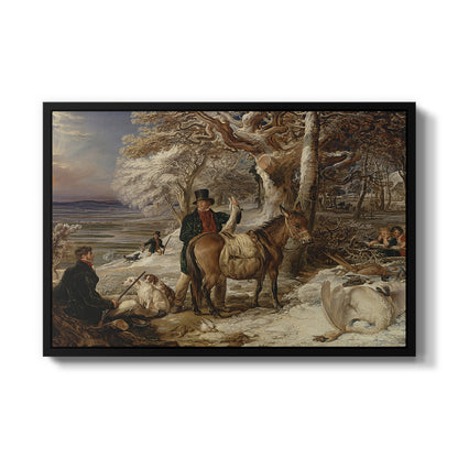 The Day's Sport, 1826 - Floater Framed Canvas Print