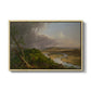 View from Mount Holyoke, Northampton, Massachusetts, after a Thunderstorm (Oxbow), 1836 - Floater Framed Canvas Print
