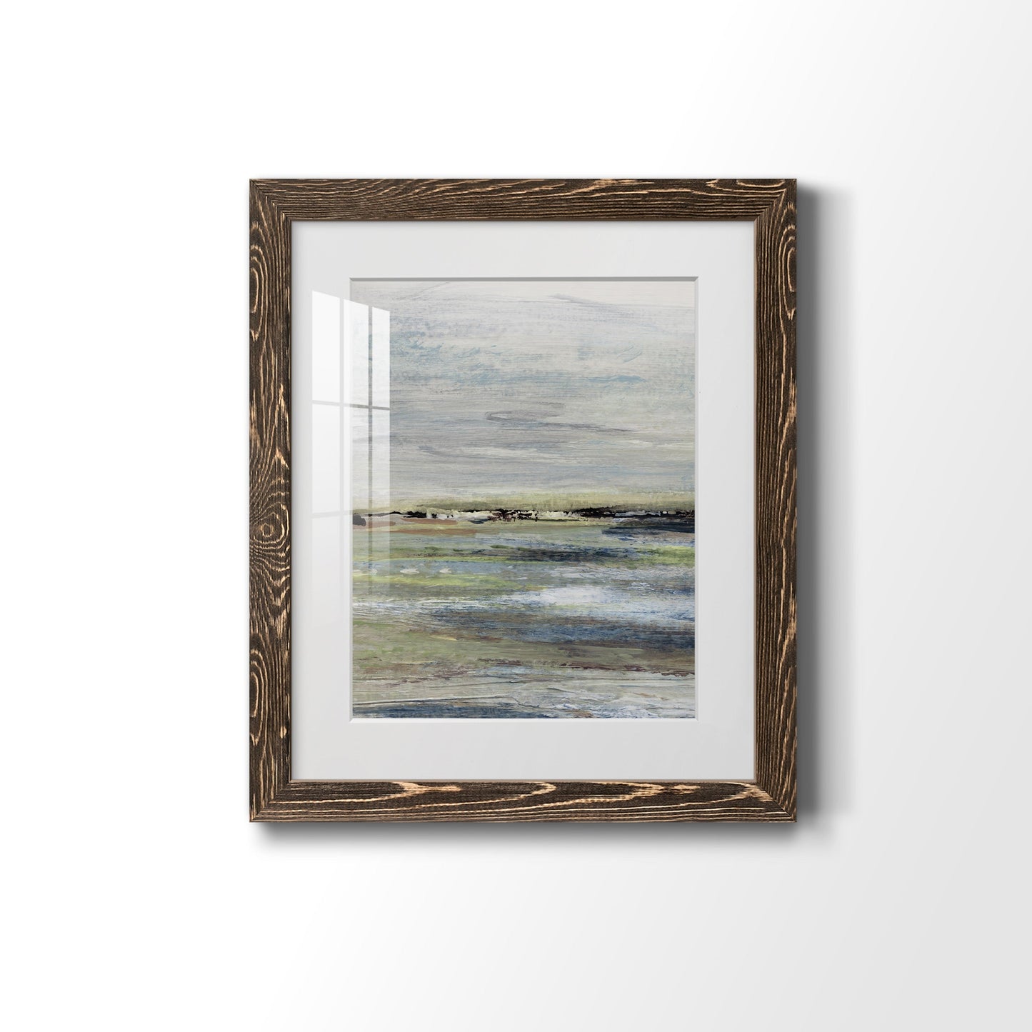 Wetlands I - Barnwood Framed Art Print