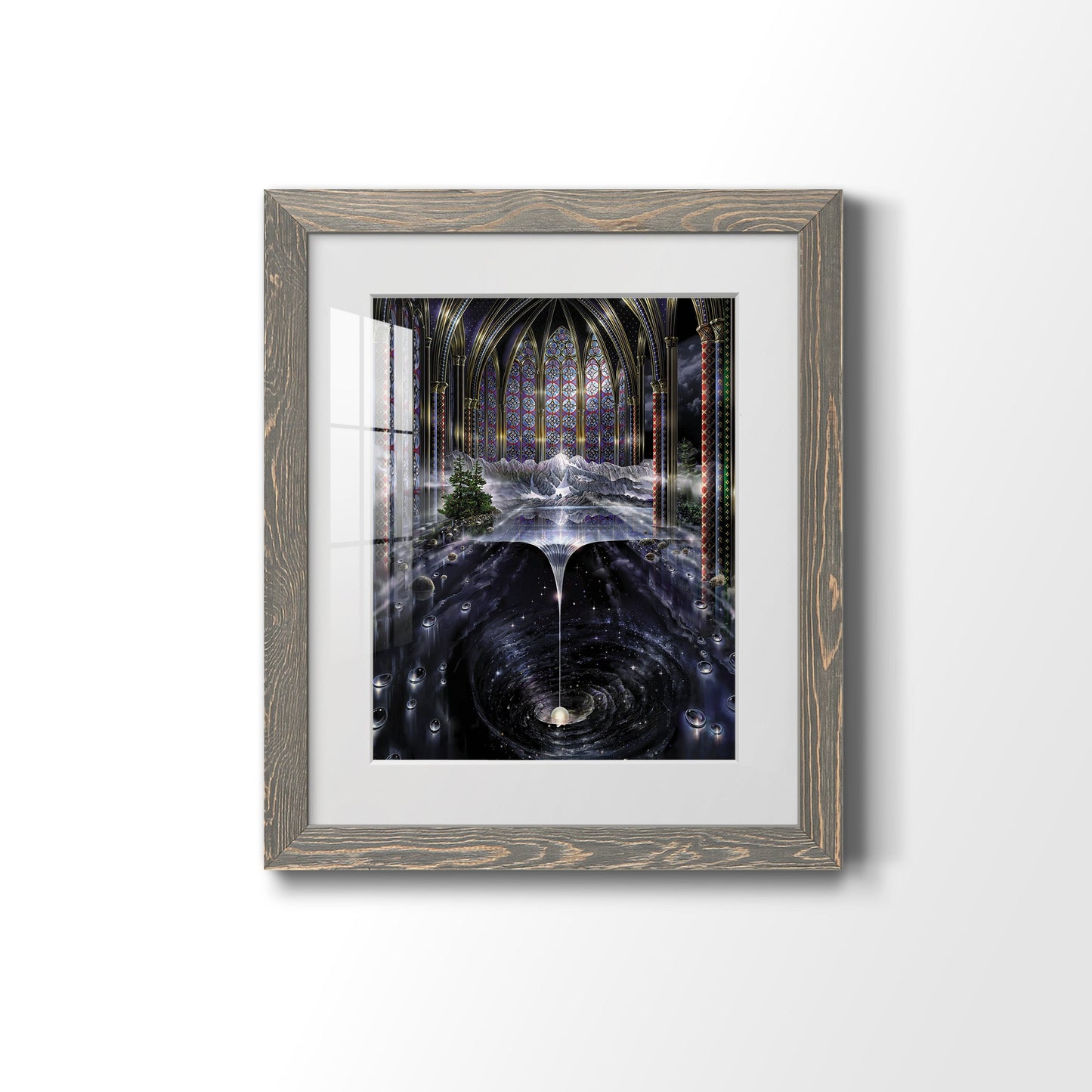 Genesis I - Premium Framed Print - Distressed Barnwood Frame - Ready to Hang