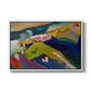 Murnau Mountain Landscape with Church, 1910 - Floater Framed Canvas Print