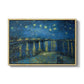 Starry Night Over the Rhône, 1888 - Floater Framed Canvas Print
