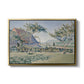 Comblat-le-Château, the Meadow, Opus 161, 1887 - Floater Framed Canvas Print