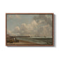 Yarmouth Jetty, 1822 - Floater Framed Canvas Print