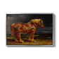The Shire Horse Elephant in an Extensive Landscape, c. 1850s - Floater Framed Canvas Print