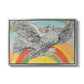 Flying Dove with Rainbow (Colombe volant à l'Arc-en-ciel), 1952 - Floater Framed Canvas Print