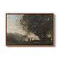 Dance Under the Trees at the Edge of the Lake, c. 1865-1870 - Floater Framed Canvas Print