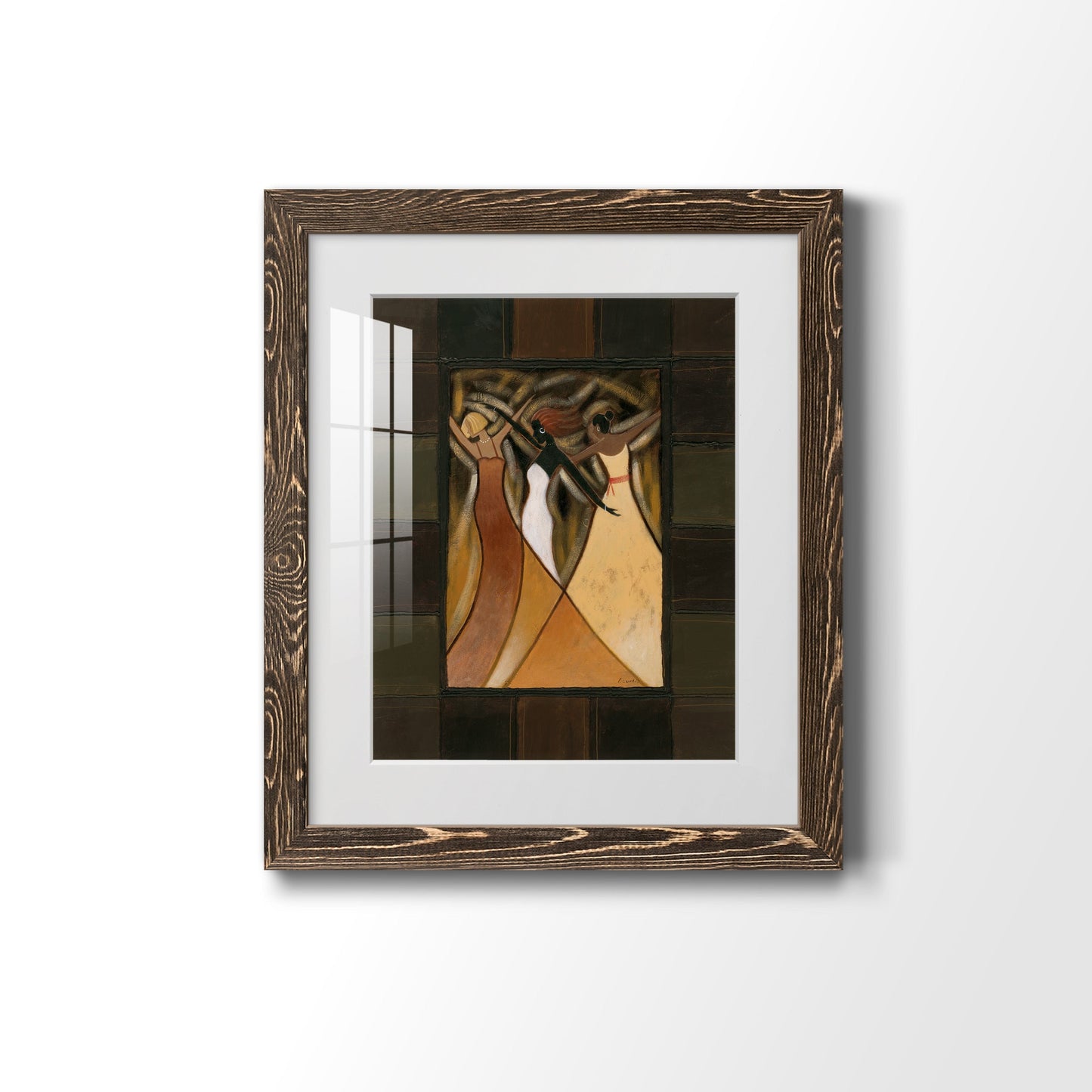 Divine Grace II - Barnwood Framed Art Print
