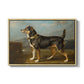 A Terrier in a Landscape, c. 1811 - Floater Framed Canvas Print