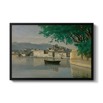 Geneva View of Part of the City, c. 1834-1835 - Floater Framed Canvas Print