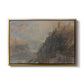 Rheinfels Looking to Katz and Gourhausen, 1817 - Floater Framed Canvas Print