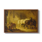 Heath Ewe and Lambs, 1810 - Floater Framed Canvas Print