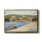 The Riverbank, Les Andelys, 1886 - Floater Framed Canvas Print