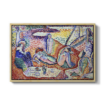 Luxe, Calme et Volupté, 1904 - Floater Framed Canvas Print