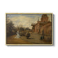 The Country House of Gustave Coûteaux, 1871 - Floater Framed Canvas Print
