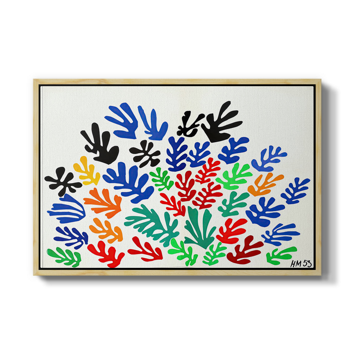 The Sheaf (La gerbe), 1953 - Floater Framed Canvas Print