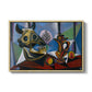 Still Life with Bull's Skull, 1939 - Floater Framed Canvas Print