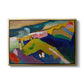 Murnau Mountain Landscape with Church, 1910 - Floater Framed Canvas Print