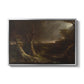 Tornado in an American Forest, 1835 - Floater Framed Canvas Print