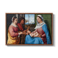 Sacred Conversation, c. 1505 - Floater Framed Canvas Print