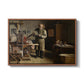The Plate Printer, 1875 - Floater Framed Canvas Print