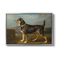 A Terrier in a Landscape, c. 1811 - Floater Framed Canvas Print