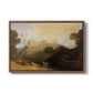 Linlithgow Palace, c. 1807 - Floater Framed Canvas Print